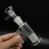 Cachorro de ceniza de vidrio de narguiles para bongs 90 45 grados 14 mm 18 mm Matrix PERC GlassashCatcher Bubbler Bong Plataformas petroleras