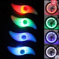 1USD LED Flash Luce per pneumatici Bike Wheel Valve Cap Light Car Bike Bicicletta Motorbicycle Moto LED Wheel Wheel lampada LED Car Light 9 colori Top