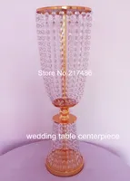 Crystal bruiloft decoratie centerpieces hot !! Bruiloft Crystal Candelabra te koop, Decoratieve Tall Wedding Candelabra