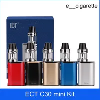 ECT C30 Mini Kit E Pudełko papierosowe MOD VAPE MET MET Atomizer 2,0 ml Vaporizer 1200 mAh Elektroniczne zestawy rozruszników papierosów