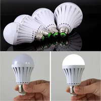 LED-lampor Lyser E27 B22 Lampa med smart nödbelysningsfunktion 5W 7W 9W 12W Automatisk laddning och kontroll Start när strömmen av