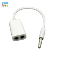 Jack 3.5 mm to Dual 3.5mm Cable male to Female Audio cables Splitter adapter cabo kabel Plug Stereo speaker earphone headphone