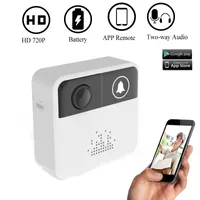 Smart Wireless Video Doorbell HD 720P WiFi Wideo Kamera Kamera Drzwi Bell Ring Alarm Chime Drzwi Telefon Interkomowa Kontrola aplikacji