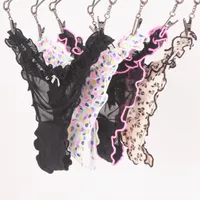 2PCS Sexy String G-Strings Thongs Femmes Sous-vêtements sexy Transparent Intimates Culotte Femme Caleçons Vente chaude