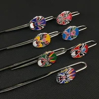 Creative Retro Metal Bookmark Chinese Peking Opera Gift Bookmarks with gift box