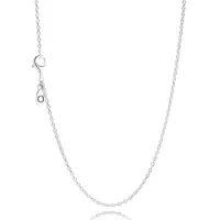 Donna all'ingrosso 60 CM S925 Sterling Silver Chain Collana originale Fit Pandora gioielli pendenti con ciondoli gioielli per le donne