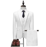2018 nuovi abiti da sposa in stile casual giacca sportiva maschile vestito da uomo d'affari di buona qualità mens suit Jacket + Vest + Pants madre del vestito sposa