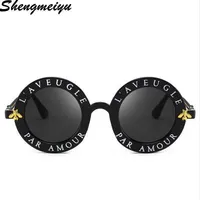 최신 패션 라운드 선글라스 여성 브랜드 디자이너 빈티지 그라데이션 그늘 태양 안경 UV400 Oculos feminino leentes