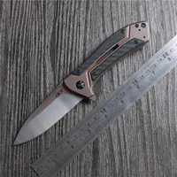 Специальное предложение Д2 нож ZT0801CF foldingknife D2 сталь Blade + углеродного волокна шаровой подшипник открытый кемпинга специальный резак
