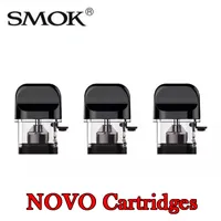 SMOK Novo Cartucho de substituição 2 ml Cartuchos Tanque Para Smoktech NOVO Vape Pod Starter Kit Sistema de dispositivos 2ml 1,5 / 1.2ohm 100% Authentic