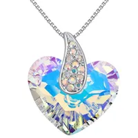 Neue wirklich in der Liebe hängende Halskette mit österreichischen Kristallen aus Swarovski Elements mit dünnen Box-Kette für Frauen-Geschenk 25311 Hergestellt