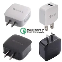 Qualcommクイックチャージ3.0 US Travel Wall Charger Power Adapter QC 3.0 Fast充電プラグPlose 5 6 7 Plus S7 S7 S8 PC PC用