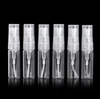 2ML Clear Mini Glass Spray Perfume Bottle Empty Small Muestra Perfume Atomizer Container LX1262