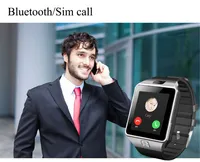 Smart Watch DZ09 2016 Oro Arancione Bianco Nero SmartWatch Orologio Bluetooth por iOS Android para iPhone SIM tarjeta della Fotocamera 1.56 Pollici