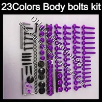 Fairing bolts full screw kit For SUZUKI RGV250 VJ22 RGV 250 90 91 92 93 94 95 1990 1991 1992 93 1995 Body Nuts screws nut bolt kit 23Colors