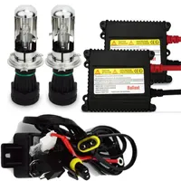 Pair bi-xenon Light Car Bulbs Lamp Headlight H4 H13 H1 H7 H11 9004 9005 9006 9007 6000K White