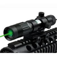 Taktisk 5mw Green Laser Sight Scope Focus Zooma Windage Justerbar med 20mm Picatinny Rail Mount och Tail Cord switch.