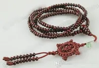 Gros pas cher Tan Brown bodhi graines perles de prière Islam chapelet colliers