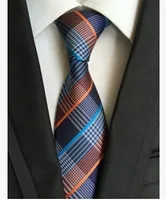 185 Stijl 8 cm Mannen Zijde Ties Mode Heren Hals Ties Handgemaakte Bruiloft Tie Bedrijfsbanden Engeland Paisley Tie Stripes Plaids Dots Stropdas