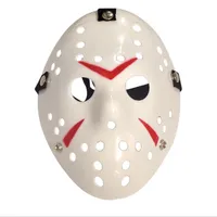Retro Jason mascherina di orrore divertente maschera di protezione piena maschere in bronzo di Halloween Cosplay Masquerade Hockey partito Festival di Pasqua Forniture YW202