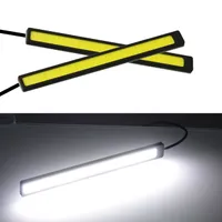 20x 17 cm Evrensel COB DRL LED Gündüz Çalışan Işıklar Araba Lambası Dış Işıklar Oto Su Geçirmez Araba Styling LED DRL Lamba