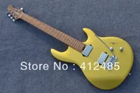 Frete grátis de alta qualidade dourado música amarela homem guitarra elétrica