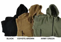 Active Hooded Tactical Outdoor Soft Shell Fleece Jacket Men Army Polartec Sportswear Thermal Hunt Hiking Sport Hoodie Jackets