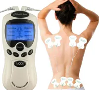 Full Body Tens Digital Therapy Massager Slimming Pulse Muscle Relax Massage Electric Slim 4 Pads Pain relief Fitness,with retail package