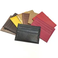 10pcs Magic Wallet Money Clip Purse Funny Design Burse Money Bag Synthetic Leather Notecase Card Holder mix color