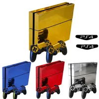 OCDAY Vinyl Protector Cover Skin Stickers Decal for Sony Playstation Play Station 4 PS4 Consoles and Two Controller Skins