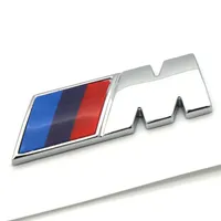 Car Styling ABS Carro M Poder Performance Emblema Fender Emblema adesivo M Sticker para BMW E46 E52 E53 E60 E90 E93 F30 M3 M5 M6