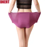 Dkert فترة شمهية سراويل داخلية للملابس الداخلية سراويل داخلية سلسة بالإضافة إلى حجم الحجم في الفسيولوجية ملخصات الملابس الداخلية الإناث الإناث