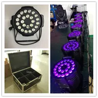 6 sztuk z Flightcase 24x18 W 6w1 RGBWAUV LED Par Light Stage LED Par Light 6in1 Kryty LED PAR puszki