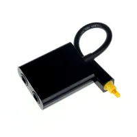 Mini-USB-Digital-Toslink-Glasfaser-Audio 1 bis 2-Splitteradapter-Adapter für Micro-USB-Kabel