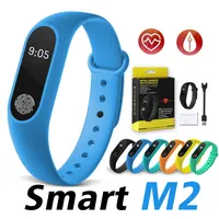 M2 Smart Watch Fitness Tracker Pulsmesser Wasserdichter Aktivitäts-Tracker Smart Armband Schrittzähler Anruf erinnern Gesundheit Armband