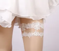 Nowy Wedding Blue Garters 2 sztuk Bridal Druhna Koronki Nogi Podwiązki Sexy Udo Ring Neg Podwiązka Biały Niebieski Kolor