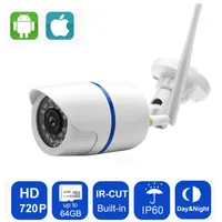IPカメラ720P WiFi Yoosee屋外の保証ワイヤレスCCTVの監視防水IPカメラのサポートSDカード