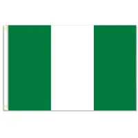 Nigeria flaggor bannerstorlek 3x5ft 90 * 150cm med metall grommet, utomhus flagga