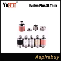 100% Original Authentic Yocan Evolve Plus XL Tank 5 Colors with with QUAD Coil E Cigarette Wax Vaporizer Vape Tank with Bottom Airflow