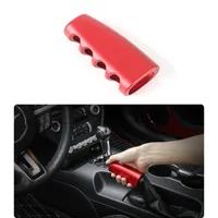 Aluminium-Legierung Red Getriebe Handbremse Rahmen Dekoration Abdeckung für Ford Mustang 2015 UP Car Interior Zubehör