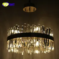 Özel stil lamparas kristal cam çubuk led kolye ışık yeni klasik kısa lambalar
