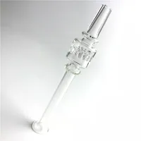6 -calowy szklany sztyft mini nektar z grubą Pyrex przezroczyste końce filtra miodu