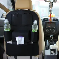 2018 New Auto Car Blanket cloth Seat Back Multi-Pockets Storage Bag Organizer Holder Accessory Black