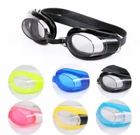 Yüzme Gözlüğü Açık Şeffaf Yüzmek Gözlük Hiçbir Sızıntı Anti UV Koruma Su Geçirmez 6 Renkler Ile Yüzme Gözlük