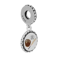 Baseball dangle charms S925 silver fits for original style bracelet ENG792018_17 H8