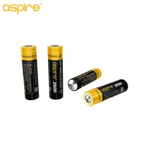 Beste Qualität 100% authentisches Aspire 18650 Batterie 2600mah 20A für E-Zigarette ICR 3.7V Li-Ionbatterie