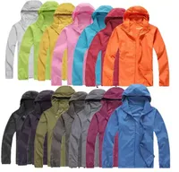 NOVA Caminhada Windbreaker XS-XXXL Mulheres Homens capa de chuva Ao Ar Livre Esporte Jaqueta À Prova D 'Água À Prova de Vento Roupas de Secagem Rápida-Skinsuit Plus Size Outwear