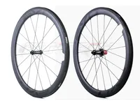 EVO 700C 50mm profundidade 25mm largura rodas de bicicleta de bicicleta de estrada Clincher / rodado de carbono tubular da bicicleta da estrada com revestimento matte de UD