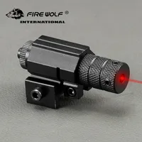 Leistungsstarke taktische Mini Red Dot Laser Zielfernrohr Weaver Picatinny Mount Set für Pistolengewehr Pistolenschuss Airsoft Zielfernrohr Jagd