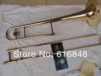 Nuovo arrivo Spedizione gratuita Xinghai regolabile trombone in ottone contralto in ottone lacca superficie trombone suonare strumenti musicali con custodia